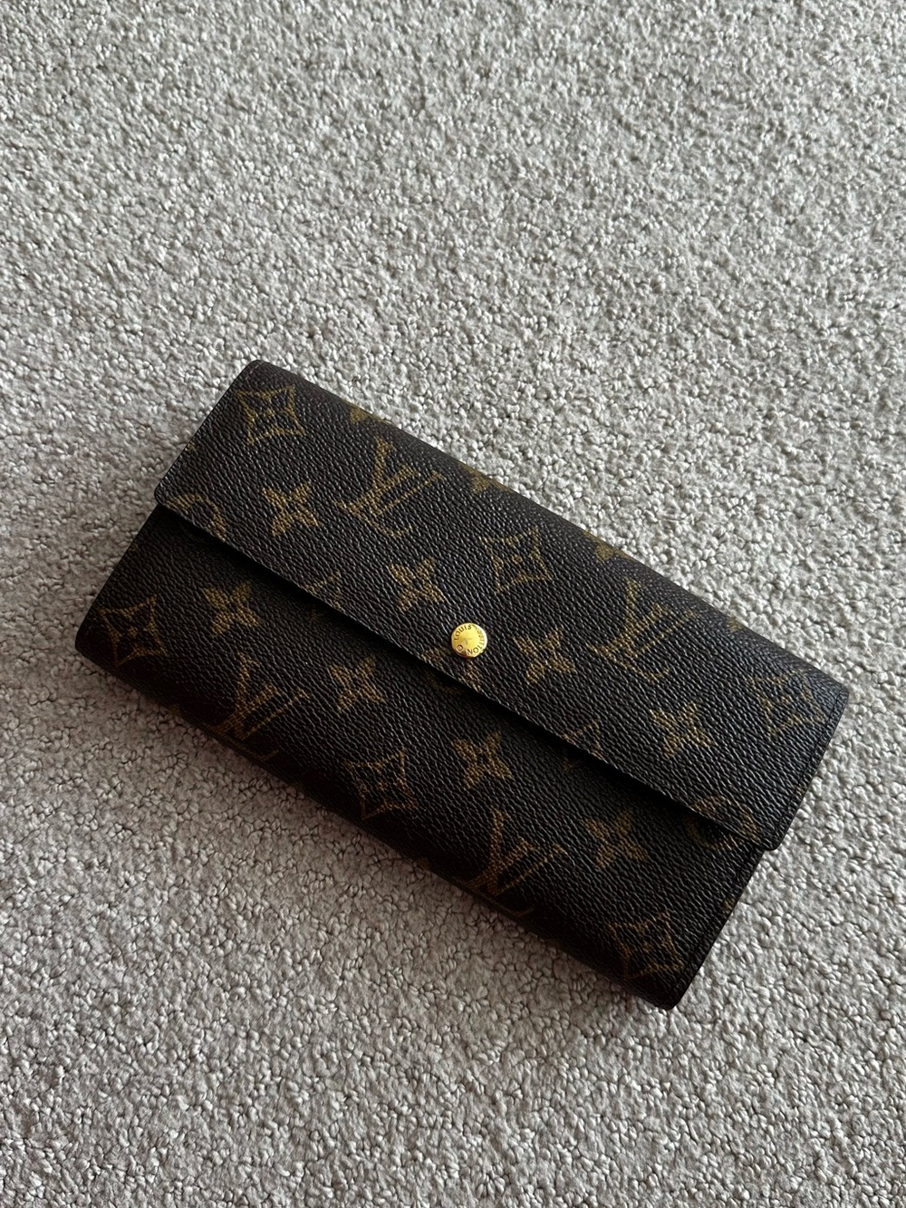 LV Monogram Long Sarah Wallet